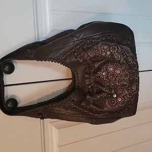 Hobo Style Brown Leather Brighton Purse